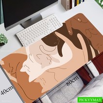 범퍼 침대 패드 아기 가드 토퍼 귀여운 고양이 대형 마우스 매트 게임용 게이머 39.3x19.6in 고무 키보드 데스크 HD, [14] 400x900x4mm, [03] EP709823 Cat (1)