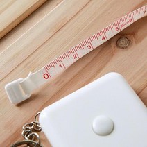 열쇠고리 옷줄자 사각 키링 2m 휴대용 줄자 휴대용줄자 키고리