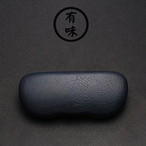 명품 수제 안경케이스 가죽 휴대용 고퀄리티 보관 명품 협찬 공구 쥬얼리 전시함, 블루