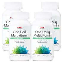 GNC 미국직구 울트라메가 50플러스 원데일리 60정 4개 ULTRA MEGA 50 Plus One Daily 지앤씨