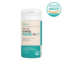 뉴질랜드 Pepe-ra 프리미엄 장용성 락토페린 105V 순도100%이상 식약처 식약청 인정 다이어트 락토페닌 정 알약 캡슐 락토패린 동결건조 초유단백분말 효능 추천 비카인정품, 기리수500mgx60정1캔