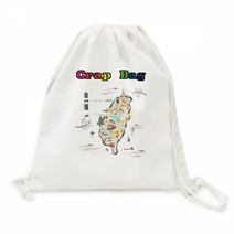 지도 대만 관광 특색 캔버스 배낭 가벼운 여행 배낭