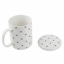 mirmall_하트 뚜껑 머그컵(약 지름7.8xH9.6cm) 손잡이 잔 주방 도자기잔 물 가정용 용품 일반+★★★★★, 이상품구매해요