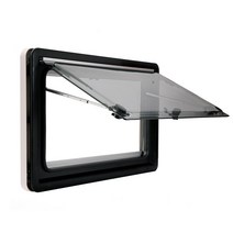 캠핑카 카라반 창문 자작 DIY 방충망 이중창 아크릴, 개방폭500mmx높이450mm