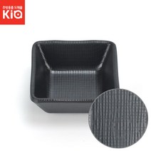 매트 블랙 무광 정초장 체크(흑) 종지 멜라민 DS-7774, 정초장 체크(흑) DS-7774