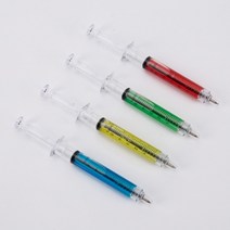 특이한 주사기 볼펜 학용품 사은품 행사 판촉 개업 10p
