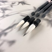 붓글씨 충전 서예붓 1P 양털 사군자 한글 바림붓 동양화 탄력있는 농도 모필 먹물 한문 붓모 수채화, C_대