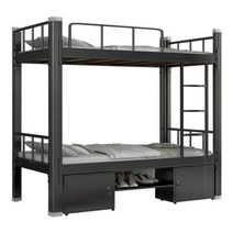 성인용 2층 침대 프레임 기숙사 복층 휴게실 벙커침대, 복층 1000 화이트+침대보드+매트리스