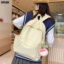 DFMEI 여성 심플 스니커즈 백팩