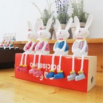 어린이집 소아과 토끼친구들 마블인형4P 집꾸미기 카페 인테리어소품