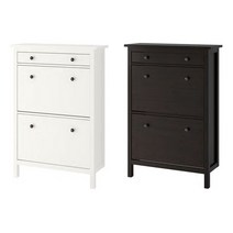 이케아 HEMNES 헴네스 2칸신발장/수납장/콘솔, 화이트_001.695.60