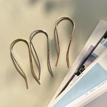 U핀 비녀 올림머리핀 헤어핀 머리핀 뒤꽃이 헤어비녀 유핀-72394EA, 1-U핀-골드, 본상품선택