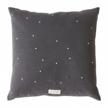 북유럽 오이오이 OYOY 교토 닷 쿠션 50x50 cm Anthracite