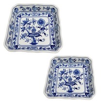 체코 쯔비벨무스터 오리지널 명품 사각 수입 샐러드 접시 디저트 브런치, 1개