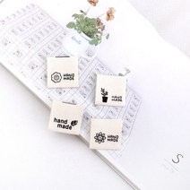 짱패브릭 (5장) 501시리즈 끼움라벨-4 design, 스마일해바라기