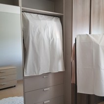 행거가리개 행거커버 옷장가리개 옷덮개 이케아 옷커버, 오트밀린넨, 가로90cm x 앞 70cm+ 뒤70cm