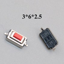 100PCS 3x6 3x4 4x4 SMD 촉각 누름 버튼 스위치 2Pin 4Pin 터치 3x4x2 3x6x4.3 3x6x2.5 3x6x3.5 4x4x1.6 4x, 09 3x6x2.5