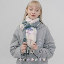[천삼백케이] [로아드로아] 프리미어 소프트텐더 체크 머플러 (7색상)