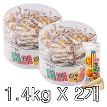 동명마켓_서해안민속 호박엿 1.4kg X2개 전통간식 주전부리 합격엿 사탕 캔디 캬라멜, (2개) 1D60_서해안민속 호박엿 1.4kg