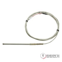 TC-R 프로브 타입 PT100오옴 100mm 리드선 2m SUS304 온도센서 측온저항체 3선 RTD Probe 와이어, 1개