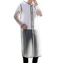 우비 투명 우의 레인 코트 남자 여자 공용 작업