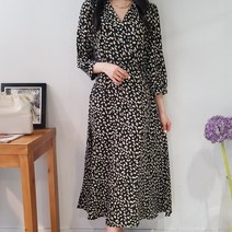 상상그이상 호피랩 롱원피스