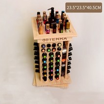 아로마 에센셜 오일 125칸 오일 진열대 회전장 원목 수납함, 단일상품개