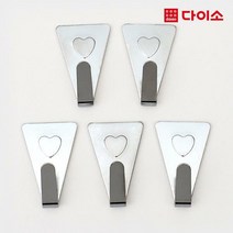 [다이소]심플스틸행거5P/SET(역삼각)-38818