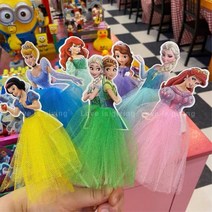 [신상추가] 10종 공주토퍼 케이크토퍼 생일파티 케이크픽, 하늘인어공주