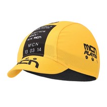 MCN 사이클링캡 자전거 모자 조각모 쪽모자 라이딩, 크롬 옐로우
