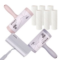 스티키 테이프크리너+리필 세트/돌돌이 먼지떨이기, 08_베이직 크리너 리필3p(16cm)x2세트