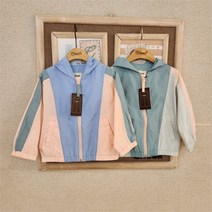 치크 23년신상 절개배색 바람막이 CKJA23S2B
