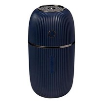차량용 가습기 가정용 미니 가습기 휴대용 300ml 공기 휴대용 공기 청정기 미스트 스프레이어 에센셜 오일 아로마 디퓨저 가정용 자동차 다채로운 빛, 네이비 블루, 협력사