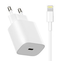 홈플래닛 애플 아이폰 MFI인증 USB-C to 8핀 라이트닝 고속 충전 케이블, 1.5m, 화이트