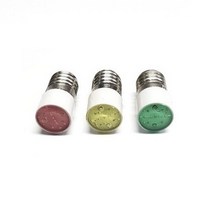 메카 LED꼬마전구 파일롯트 스크류타입 6.3V, 1색, 백색