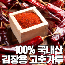 [100%국내산] 전남 함평에서 직접 키운 고추로 깨끗하게 빻은 고춧가루, 김장용(일반입자) 안매운맛 1kg