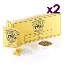 TWG 카모마일 티 15코튼티백x2 (총30티백) Chamomile Tea Herbal Infusion