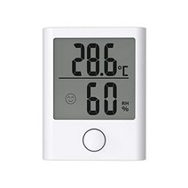 BALDR Digital Hygrometer & Indoor Thermometer - Accurate Humidity Gauge Indicator Room Temperature, 1, white