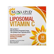 SunLipid 선리피드 리포조말 비타민 C 30개 각 0.17 oz(5.0 ml)