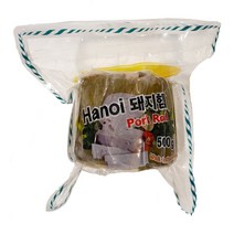베트남 바나나잎 돼지햄 반미햄 CHA LUA GIO LUA 쌀국수 고명, 500g