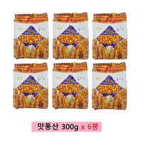 땅콩으로 버무려 고소한 해태 맛동산 300g 6개