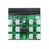 2022 브레이크 아웃 보드 21/17/12 포트 HP 서버 전력 컨버터 보드 6 핀 커넥터 18awg 6 핀-8 핀 PSU 케이, 03 12 ports