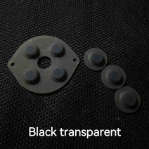 GG 버튼 전도성 고무 패드 교체 SEGA 하이 라이트 LCD 스크린 키트 세가 게임 기어 쉘, 08 Clear Black