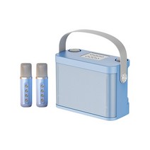 서브우퍼 스피커유닛 100W YS-203 휴대용 전문 가라오케 듀얼 마이크 블루투스 스피커 무선 스테레오베이스, 05 YS-219 Blue