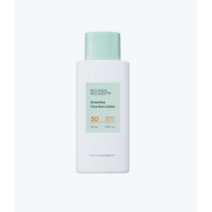 ROUND AROUND 라운드어라운드 그린티 시카 선로션 100ml spf50+ pa++++ 무색 투명색 촉촉 산뜻 저자극 민감피부 지성피부용 선크림 남녀공용, 2개 더블기획