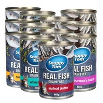 스내피톰 캣 메인터넌스 리얼 씨푸드 400g x 12개세트 [맛선택], 씨푸드 바스킷