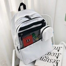 담찌마켓 빅사이즈 메쉬포켓 미니파우치 키링 중학생 책가방 여행 스포츠 운동 노트북 수납 남녀공용 생활방수 백팩 fan49