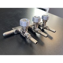 한방향 8mm 국산 고압분지 3구분지 산소발생기 산소분배기 활어용 에어호스 황동신주분지, 1개