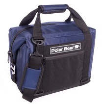 Polar Bear Coolers 12팩 오리지널 소프트 쿨러 레드, Navy