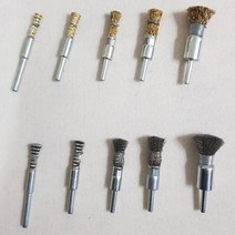 [우수제품]^^&&^^ 전동드릴 철 와이어 산업용 공업용 스텐 드릴용 녹제거 베이비 브러쉬 브러시 베이비 일, 베이비 일자 철 8mm, 베이비 일자 철 8mm